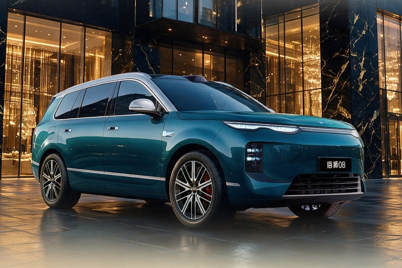 Флагманский кроссовер BYD Sealion 08: богатое оснащение и несколько вариантов начинки